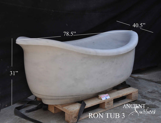 Sculpted Marble Silhouette